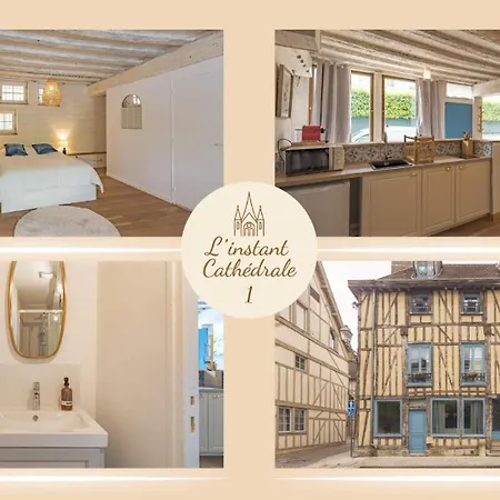 L'instant Cathedrale 1 - Hypercentre - 2 Pers Apartment Troyes